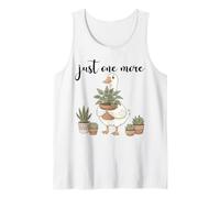 Solo una Planta más Cute Goose Mama sosteniendo Plantas de Interior Camiseta sin Mangas