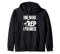 Sólo una repetición más lo prometo humor fitness Sudadera con Capucha