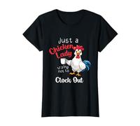 Solo una señora de Pollo Tratando de no Dejar Fuera al dueño de la Granja Camiseta