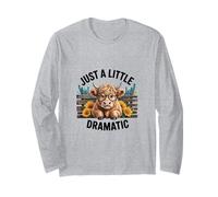 Solo una vaquilla Graciosa y un Poco dramática de Vaca de Las Tierras Altas Manga Larga