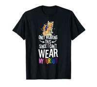 Solo usando esto ya que no puedo usar mi Fursuit Camiseta