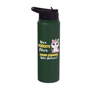 Solo verrückte hier komm Einhorn wir gehen Stainless Steel Insulated Water Bottle