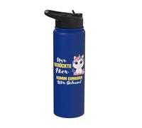 Solo verrückte hier komm Einhorn wir gehen Stainless Steel Insulated Water Bottle