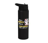 Solo verrückte hier komm Einhorn wir gehen Stainless Steel Insulated Water Bottle
