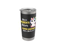 Solo verrückte hier komm Einhorn wir gehen Vaso térmico de acero inoxidable de doble pared