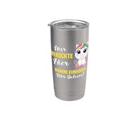 Solo verrückte hier komm Einhorn wir gehen Vaso térmico de acero inoxidable de doble pared