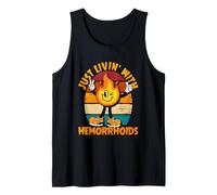 Solo Vivir con hemorroides Camiseta sin Mangas