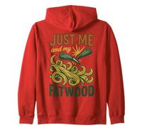 Solo yo y mi Fatwood Prepper Survival Bushcrafting Sudadera con Capucha
