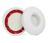 Solo3 - Almohadillas de repuesto para auriculares inalámbricos Beats Solo 2 y Solo 3, almohadillas de espuma viscoelástica con piel de proteína suave (blanco)