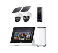 SoloCam S340 (2-Cam Pack) + Video Doorbell E340+ HomeBase S380+Smart Display E10 Blanco