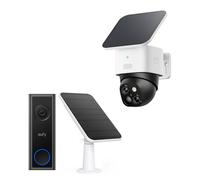 SoloCam S340+eufy Security Videoportero C30+Cargador de Panel Solar eufyCam