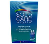Solocare Aqua Contact Lens Solution 3 Month Pack (360mlx2) by Solocare