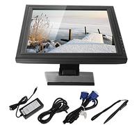 SOLOCJNL Pantalla táctil de 17 pulgadas, monitor de pantalla táctil LED estándar 4:3, entrada VGA y HDMI, para oficina, venta al por menor, restaurante, bar, almacén