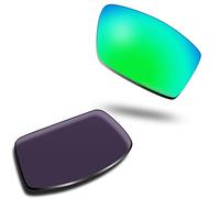 SOLODAD Lentes de repuesto polarizadas para gafas de sol Oakley Gascan OO9014-Verde esmeralda