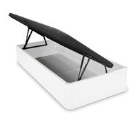 SoloDuermeDescansa con nosotros SoloDuerme - Canapé abatible Apertura Lateral (Blanco, 105x180)