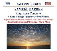 Soloists:Rnso:Alsop - BARBER: Capricorn Concerto / A Hand of Bridge / Canzonetta / Intermezzo