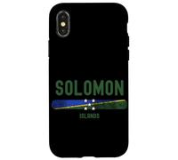 Solomon Islands Flag | Solomon Islander Vintage Distressed Carcasa para iPhone X/XS