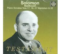 Solomon - Solomon spielt Beethoven (Sonaten Nr. 17, 18, 21, 22) (Aufnahmen 1951-1954)