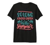 Solong Kindergarten Hello Summer Funny Back To School Kids Camiseta Premium