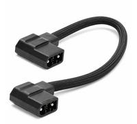 Solopen XT150 - Cable de batería extra para EcoFlow Delta Max | El cable trenzado de 20 pulgadas con enchufes de 90 grados mantiene las configuraciones de batería de corto alcance compactas