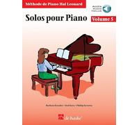 Solos pour Piano, volume 5. Comprend Enregistrement(s) en ligne