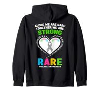 Solos Somos Raros Juntos Somos Enfermedades Raras Día 2026 Sudadera con Capucha