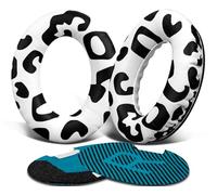 SoloWIT Almohadillas para Bose Auriculares, Cojines de Repuesto para Bose QuietComfort 15 QC15 QC25 QC2 QC35/Ae2 Ae2i Ae2w/SoundTrue & SoundLink Around-Ear & Around-Ear II (Leopardo de Nieve)