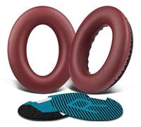 SoloWIT Almohadillas para Bose Auriculares, Cojines de Repuesto para Bose QuietComfort 15 QC15 QC25 QC2 QC35/Ae2 Ae2i Ae2w/SoundTrue & SoundLink Around-Ear & Around-Ear II (Borgoña)