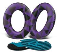 SoloWIT Almohadillas para Bose Auriculares, Cojines de Repuesto para Bose QuietComfort 15 QC15 QC25 QC2 QC35/Ae2 Ae2i Ae2w/SoundTrue & SoundLink Around-Ear & Around-Ear II (Negro Púrpura)