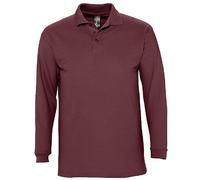 Sols Camisa Polo De Piqué De Manga Larga De Algodón Para Hombre - Sin Logo S-3XL