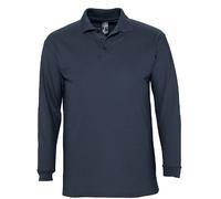 Sols Camisa Polo De Piqué De Manga Larga De Algodón Para Hombre - Sin Logo S-3XL