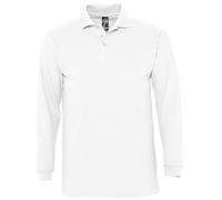 Sols Camisa Polo De Piqué De Manga Larga De Algodón Para Hombre - Sin Logo S-3XL