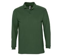 Sols Camisa Polo De Piqué De Manga Larga De Algodón Para Hombre - Sin Logo S-3XL