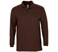 Sols Camisa Polo De Piqué De Manga Larga De Algodón Para Hombre - Sin Logo S-3XL