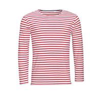 SOLS - Camiseta a rayas de manga larga Modelo Marine hombre caballero