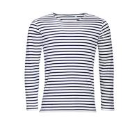 SOLS Camiseta a rayas de manga larga Modelo Marine hombre caballero (PC2579)