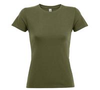 SOLS Camiseta De Cuello Redondo De Manga Corta De Algodón Para Damas