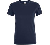 SOLS Camiseta De Cuello Redondo De Manga Corta De Algodón Para Damas