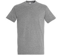 SOLS - Camiseta de Manga Corta Modelo Imperial para Hombre (Extra Grande (XL)) (Gris Piedra)