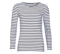 SOLS Camiseta de manga larga con estampado de rayas modelo Marine para (PC2580)