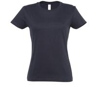 SOLS Camiseta Imperial Para Dama De Algodón De Manga Corta