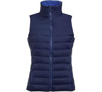 SOLS Chaleco Acolchado Mujer Impermeable Cremallera Negro Marino S-XXL