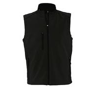 SOLS - Chaleco Softshell Modelo Rallye hombre caballero (Pequeña (S)/Negro)