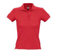 Sols Mujer Ajustado Cotton Polo Piqué Informal SPORTS Camisa S-3XL