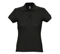 SOLS - Polo de piqué modelo Passion de manga corta para mujer