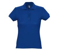 SOLS - Polo de piqué modelo Passion de manga corta para mujer
