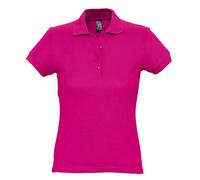 SOLS - Polo de piqué modelo Passion de manga corta para mujer