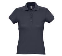 SOLS - Polo de piqué modelo Passion de manga corta para mujer