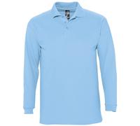 SOLS - Polo manga larga liso hombre 100% algodón Modelo Winter II UTPC329_51