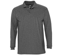 SOLS - Polo manga larga liso hombre 100% algodón Modelo Winter II UTPC329_60